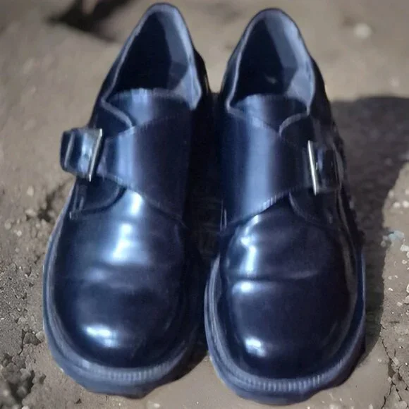Vintage SKECHERS Buckle Loafers Monk Strap Chunky Y2K 90s 